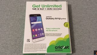 Samsung Galaxy Amp Prime Unboxing (Cricket Wireless)
