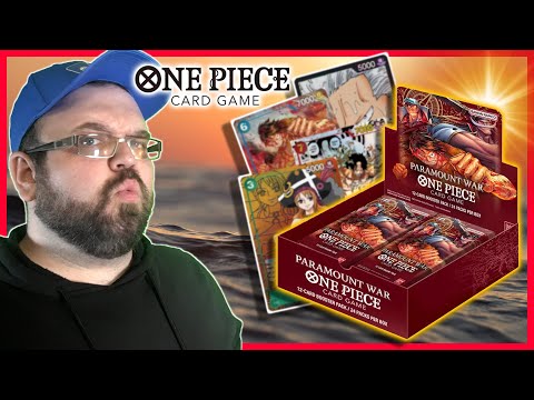 One Piece Paramount War Booster Box Opening!