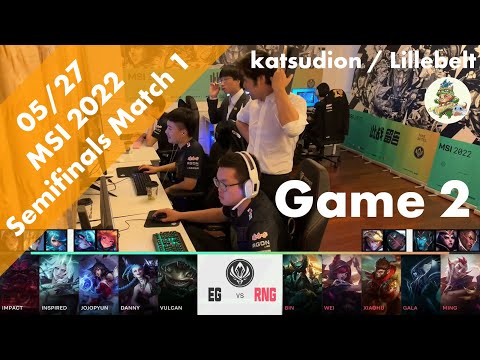 EG(jojopyun アーリ) VS RNG(Bin ガングプランク) Game 2 ハイライト - MSI 2022 Semifinals by YAMA