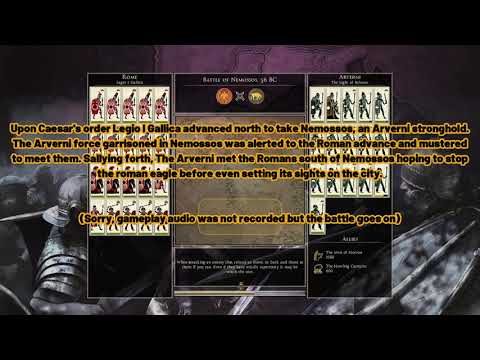 Total War Rome 2: Caesar in Gaul - Battle of Nemossos