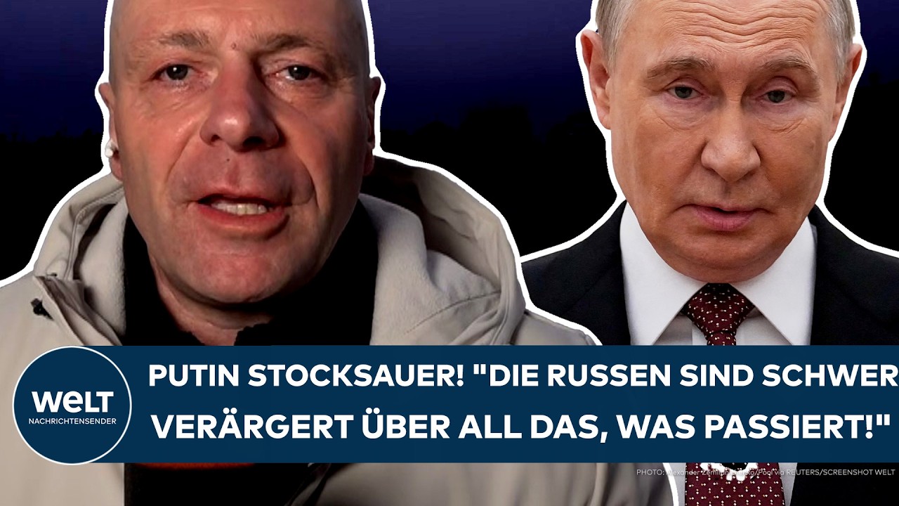 UKRAINE-KRIEG: Putin stocksauer! "Die Russen sind schwer verärgert über all das, was passiert!"