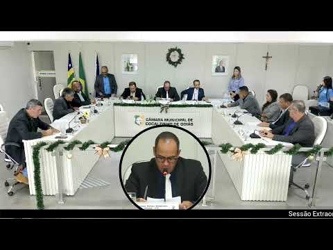 6ª Sessão Extraordinária com os Vereadores de Cocalzinho de Goiás em: 17/12/2025