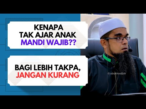 Jangan Ambil Wuduk Sampai Lewa  | Ustaz Mohd Aslam