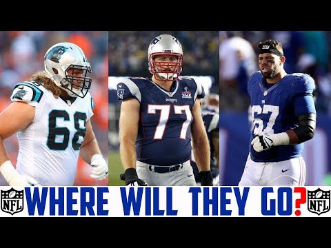2018 NFL FREE AGENCY PREDICTIONS - ANDREW NORWELL NATE SOLDER JUSTIN PUGH Panthers Patriots Giants Video