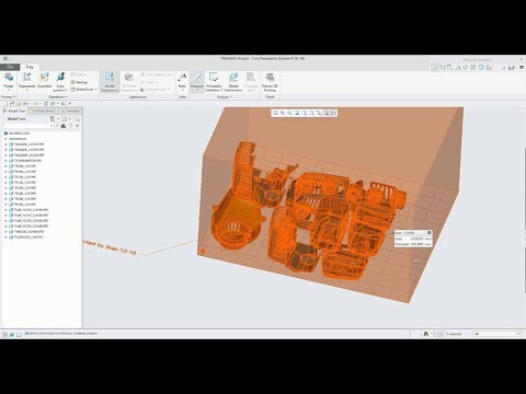New to Creo 4.0 - Additive Manufacturing - Tray Assembly