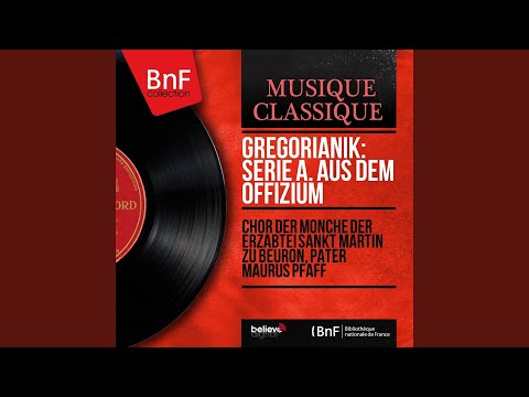 First Christmas Vespers: Versicle. "Crastina die"