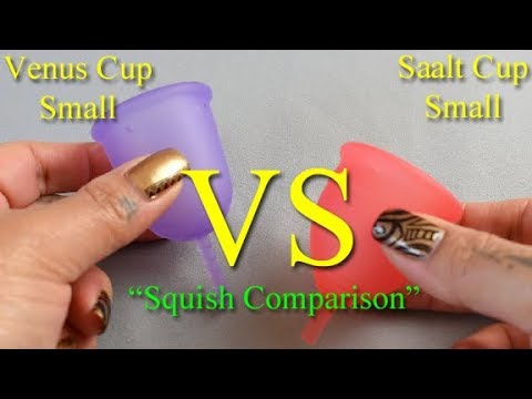 Venus Cup vs Saalt Cup SM 'Squish' - Menstrual Cups
