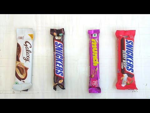 Snickers vs Munch vs Galaxy vs Snickers Berry Whip
