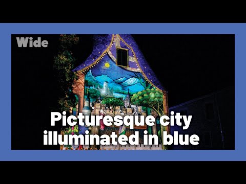 The dazzling trail in Bourges by night | WIDE