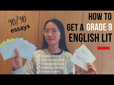 The ONLY video you will need for GCSE English Literature | Unheard tips and tricks