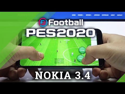 PES Mobile Game Test on Nokia 3.4 - Gameplay / FPS / Gaming Checkup
