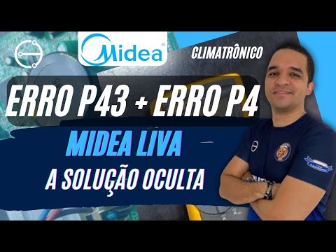Vídeo: Erro P43 + P4 Midea Liva: Solução Oculta em 8 Passos