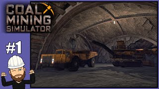 FIRST LOOK! - Coal Mining Simulator #1 - Underground Coal Mine