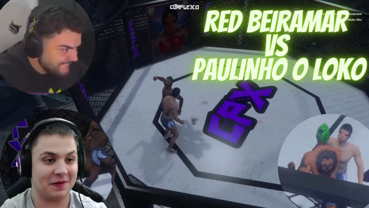 PAULINHO O LOKO VS RED BEIRAMAR NO RINGUE