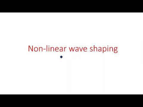 RC network with Sinusoidal Linear wave shaping PDC Lec 01