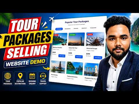 Tour listing website with payment gateway for a travel agency