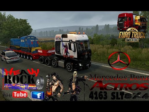 ETS  2     1 - 30  Mercedes Benz Actros 4163 SLT 8x4 Heavy Train