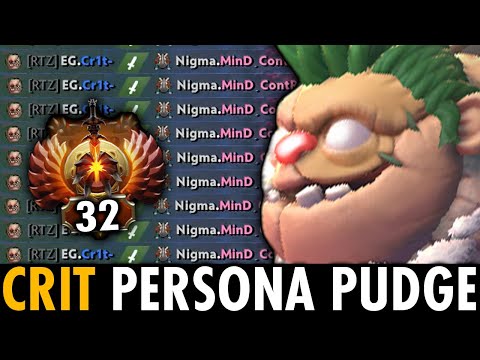 PERSONA PUDGE KID destroyed MIND_CONTROL - Accurated Hooks 100% Destroyed 9K MMR | Genius Pudge