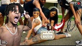 I GOT A MFN GIRLFRIEND I AINT SUPPOSE TO BE WATCHING THIS! | Vontina - Henny REACTION