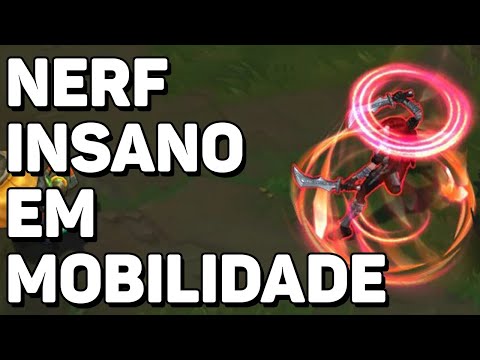 REMOVERAM O DASH E PRATICAMENTE TODOS OS ITENS FORAM NERFADOS! A RIOT DETONOU A MOBILIDADE DO LOL!
