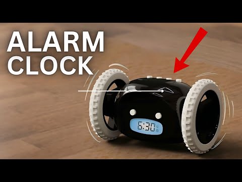 This Alarm Clock Runs Away From You!⏰ | Clocky Review for Heavy Sleepers