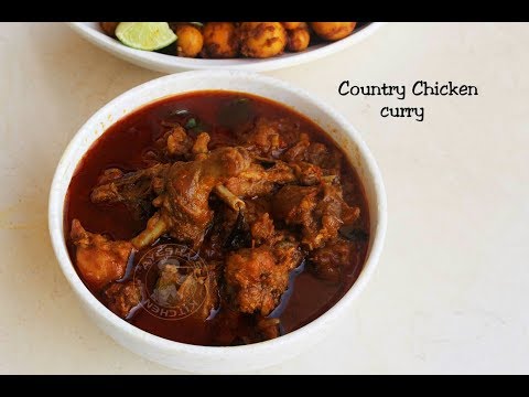 നാടൻ കോഴി കൊണ്ടുള്ള ചിക്കൻ കറി | malabar chicken curry with country chicken - Nadan kozhi curry Video