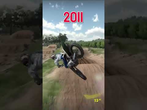 Evolution of Motocross Games 🤯 #motocross #virtualreality #oculus #gaming #metaquest2