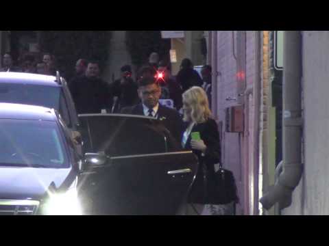 Naomi Watts leaves Jimmy Kimmel Live