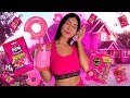 24 HORAS COMENDO SÓ COMIDA COR DE ROSA