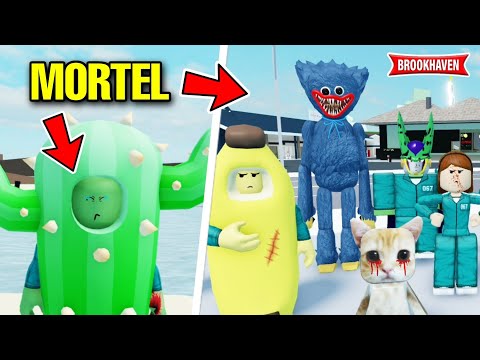 CACTUS AND THE DEADLY GAME ON BROOKHAVEN! ROBLOX - SQUID GAME RP