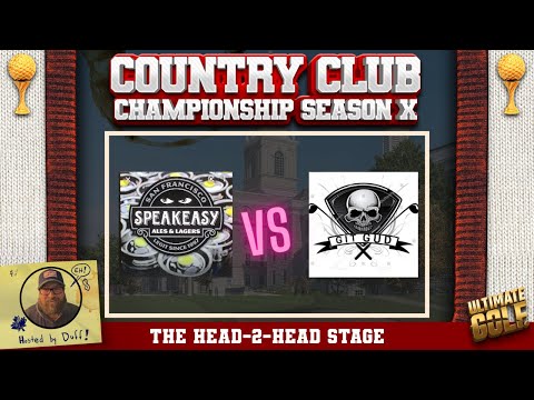 GG vs Speakeasy - Ultimate Golf Country Club Championship Tournament H2H Stage