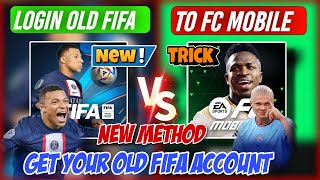 😍 How To Get Old Account in FIFA Mobile | How To Get Back Your Account in FIFA Mobile