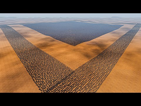 1 MILLION HEAVY KNIGHTS SURROUNDED BY 40.000 TROLLS - Ultimate Epic Battle Simulator 2 UEBS 2