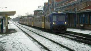 preview picture of video 'La gare d'Abbeville sous la neige'