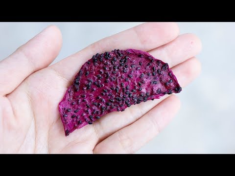 How to make Dried Dragon Fruit - Dragon Fruit Chips Recipe