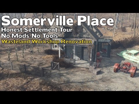 Fallout 4 Settlement Tour- Somerville Place (renovated)