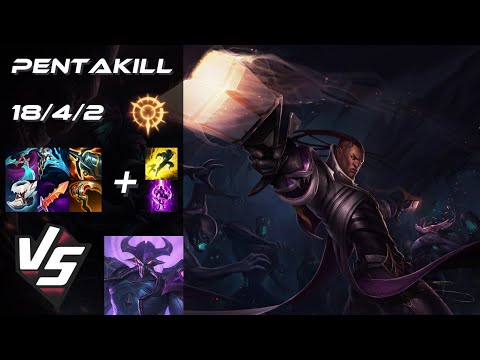 MID Lucian vs Kassadin [PENTAKILL] - EU Grandmaster Patch 14.13