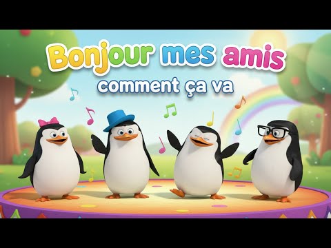 Chanson 🎵 ~ Bonjour mes amis comment ça va ~ | [Paroles]