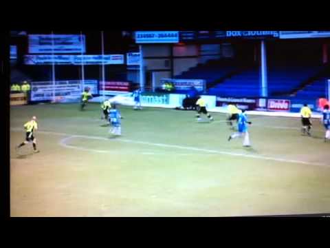 Ritchie Jones scores Hartlepool United verus Oldham Athletic.MOV