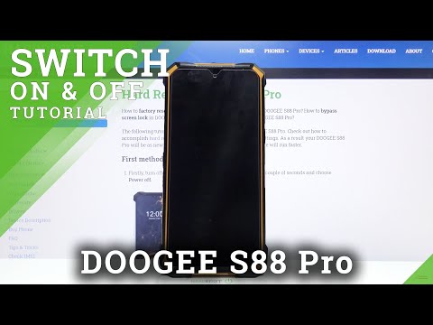 Doogee S88 Pro - How to Switch On