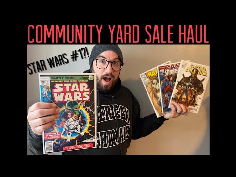 I Found INSANE Key Comic Books at a Community Yard Sale!