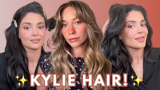 Kylie Jenner Hair! Bouncy Blowout Tutorial with Dyson & ghd
