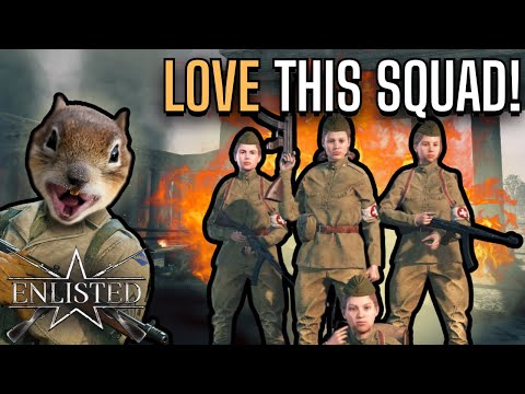 The BEST way to Medic in Enlisted? (Soviet Premium Medic Squad Gameplay)
