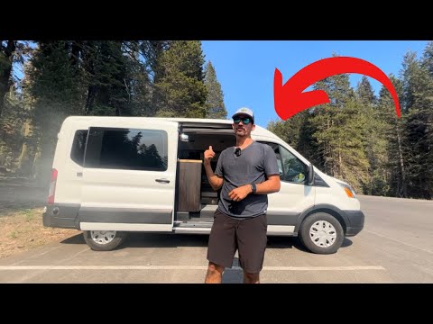 Ford Transit Medium Roof Camper Van Tour (Stealth Build)
