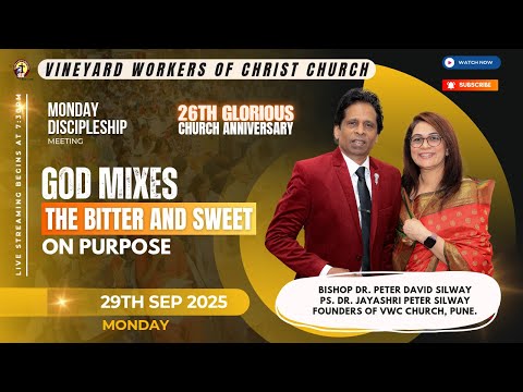 Peter Silway - GOD MIXES THE BITTER AND SWEET ON PURPOSE | MONDAY DISCIPLESHIP MEETING | 29/09/2025