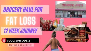 Fat Loss Grocery Store HAUL// 12 Week Fat Burning VLOG Series on HOW to Shed Fat// #mannysmomfitness