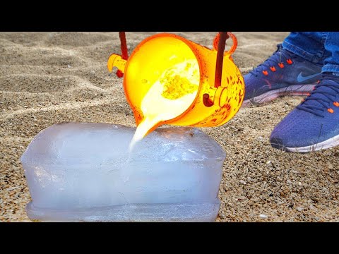 Experiment: Lava vs Giant ICE