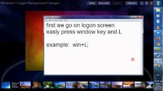 preview picture of video 'how to change logon background in windows 7'