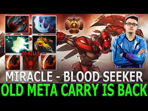 MIRACLE [Bloodseeker] Old Meta Carry is Back Full Thirst Build | Dota 2 | Pro Gameplay | Highlights