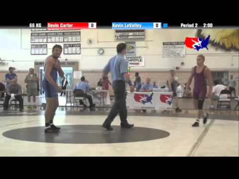 2012 Univ. WTT: 66 KG - Devin Carter (NRV) vs. Kevin LeValley (Minnesota Storm)
